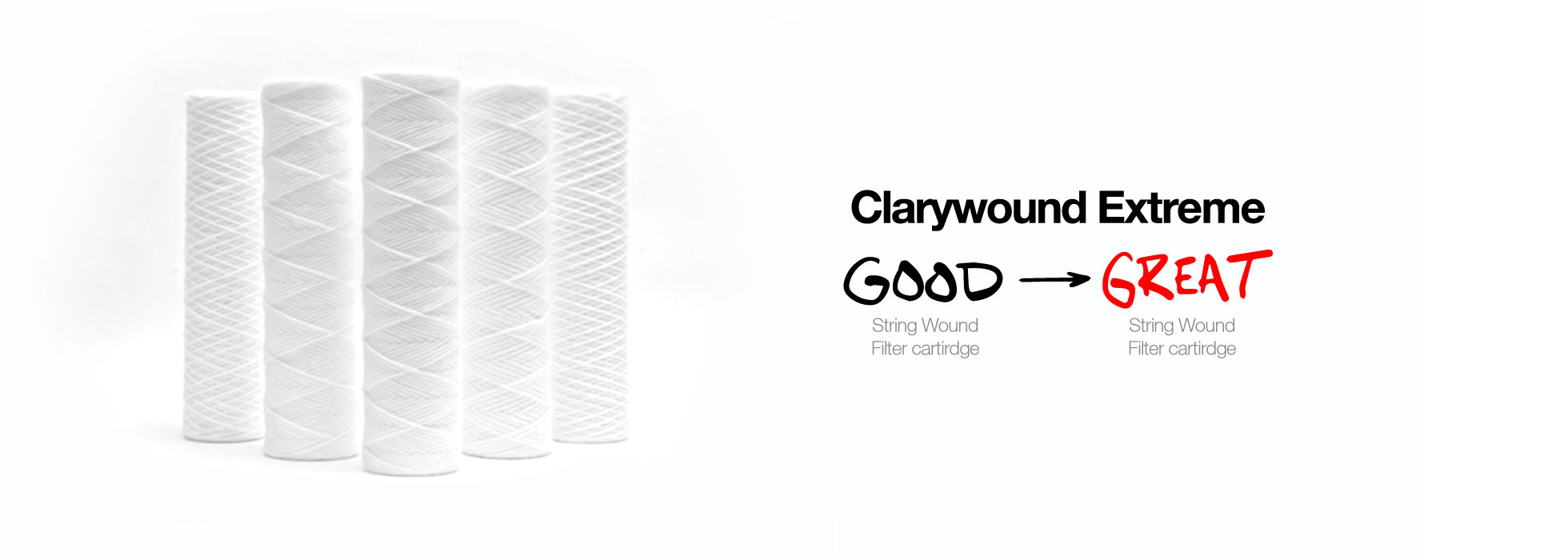 Clarywound Extreme String wound Filter cartridge
